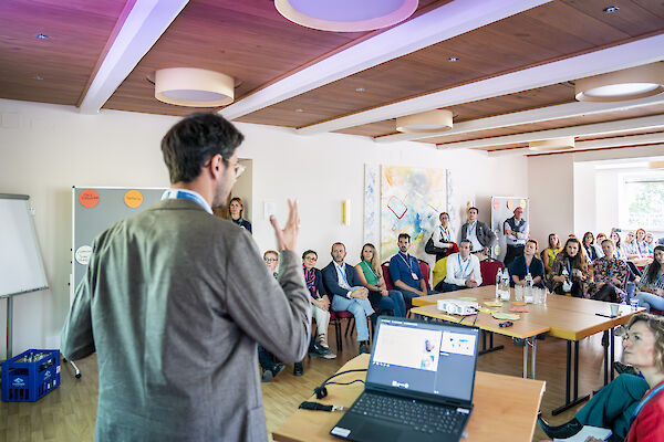 Vortrag von Peter Kölblinger im Workshop „Jetzt handeln- Health Literacy & Screening“